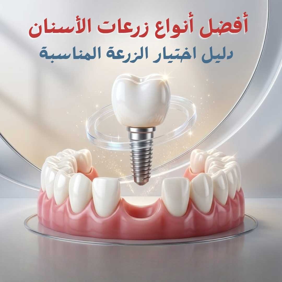 أفضل أنواع زرعات الأسنان مع مقارنة بين أشهر العلامات التجارية العالمية وكيفية اختيار الزرعة المناسبة.