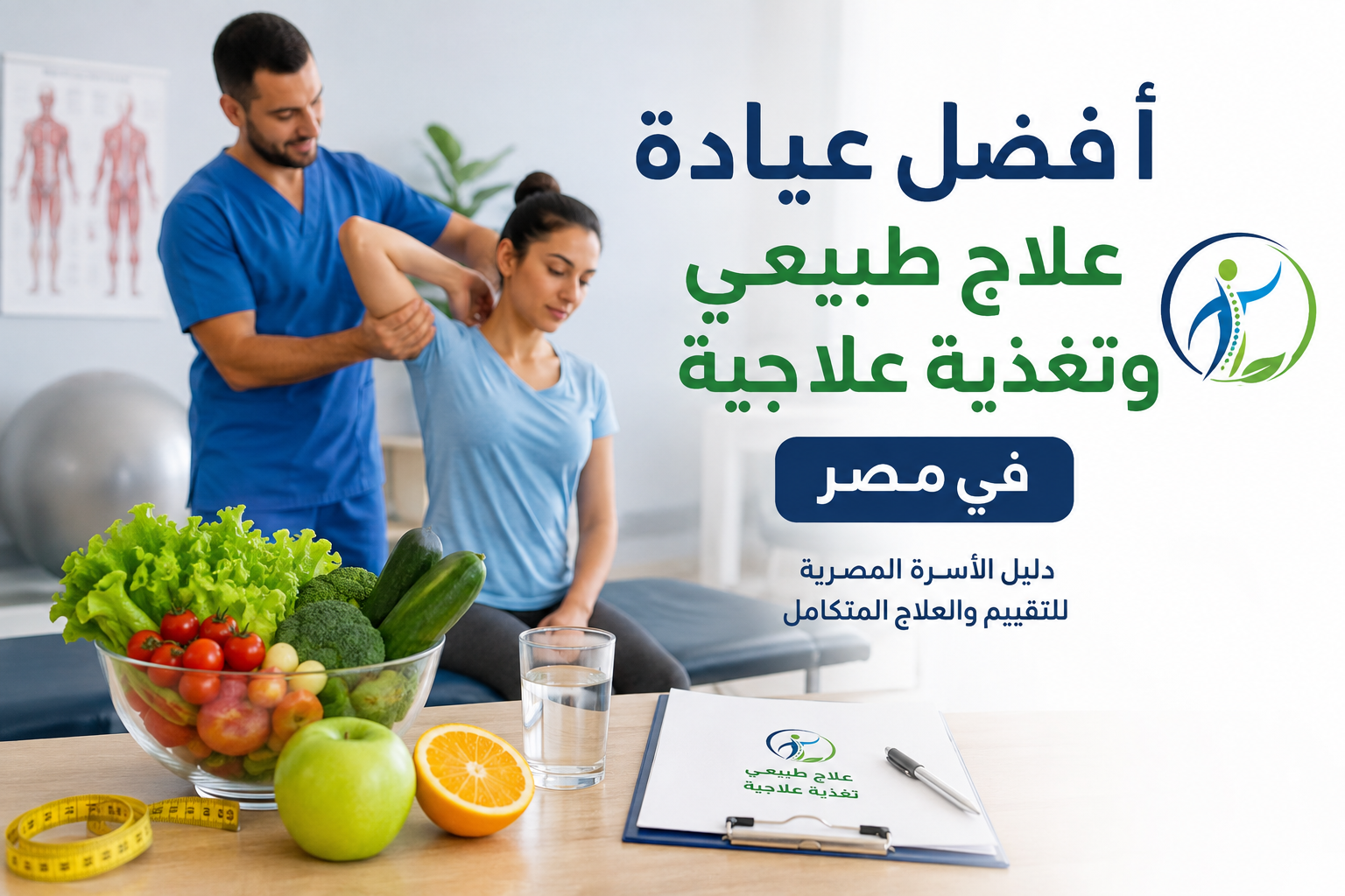 أفضل عيادة علاج طبيعي وتغذية علاجية في مصر للتقييم والعلاج المتكامل