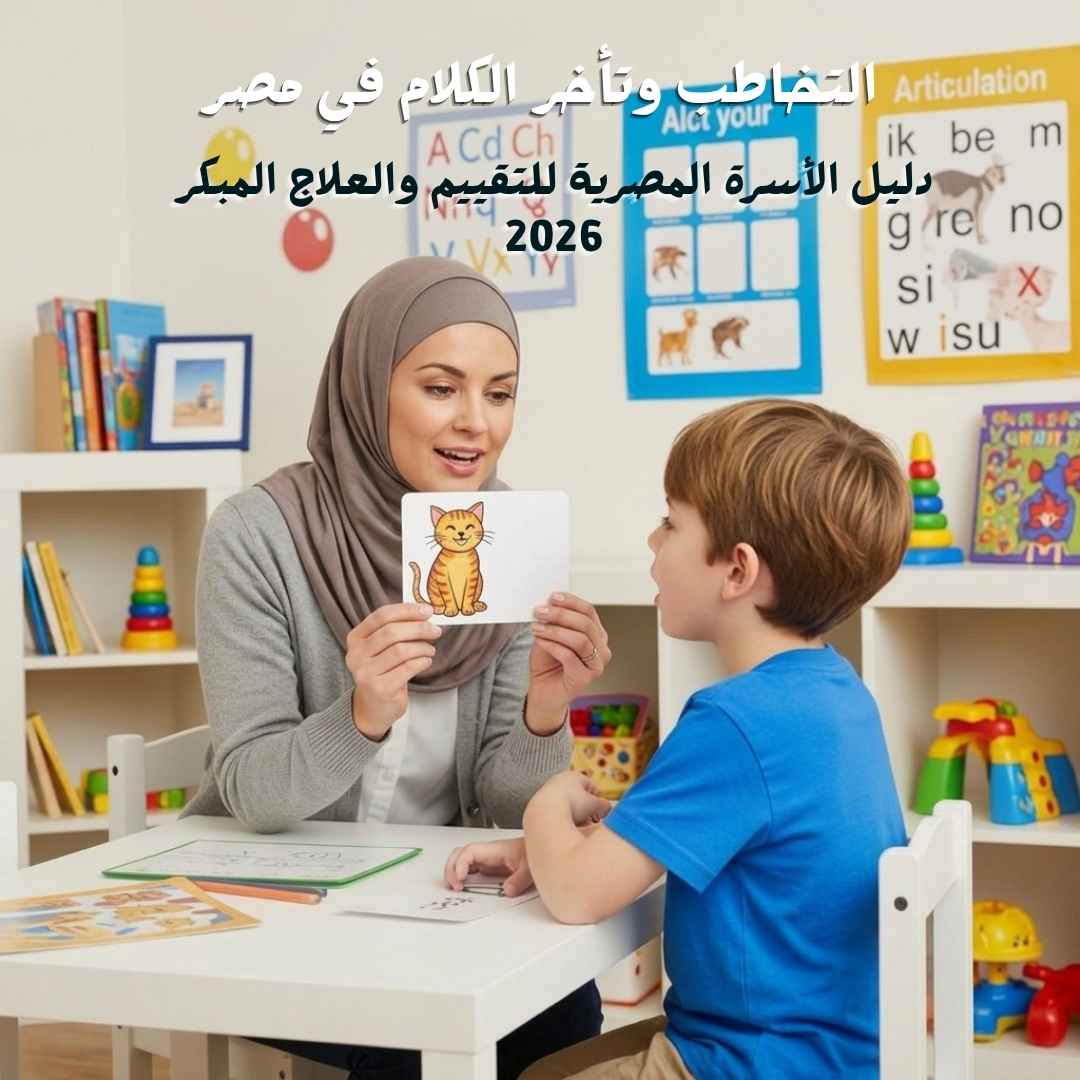 التخاطب وتأخر الكلام عند الأطفال في مصر
