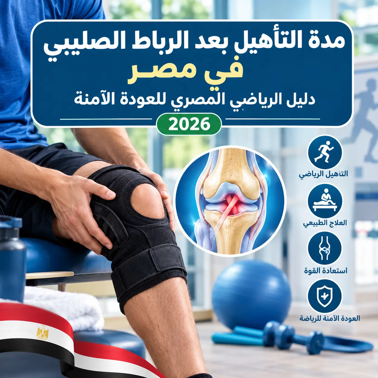 التأهيل بعد الرباط الصليبي في مصر