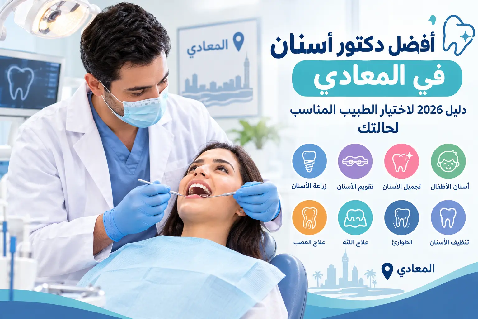أفضل دكتور أسنان في المعادي