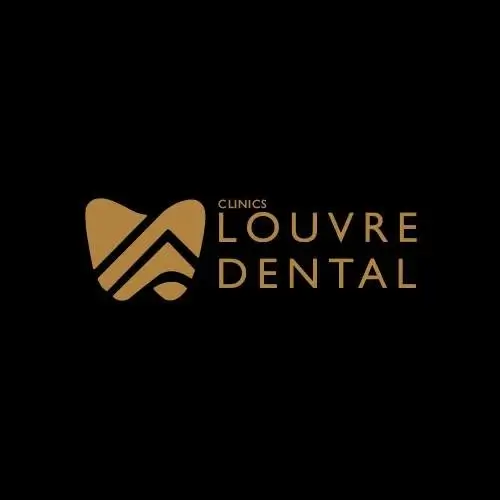 شعار عيادات اللوفر لتجميل وزراعة الأسنان